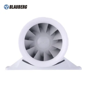 Duct Axial Fan, Plastic, 230 V, Electric