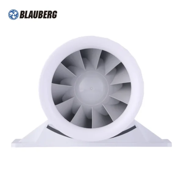 Duct Axial Fan, Plastic, 230 V, Electric
