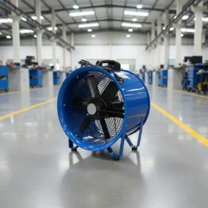 Duct Axial Fan, Portable, Aluminum, 12'', 300mm