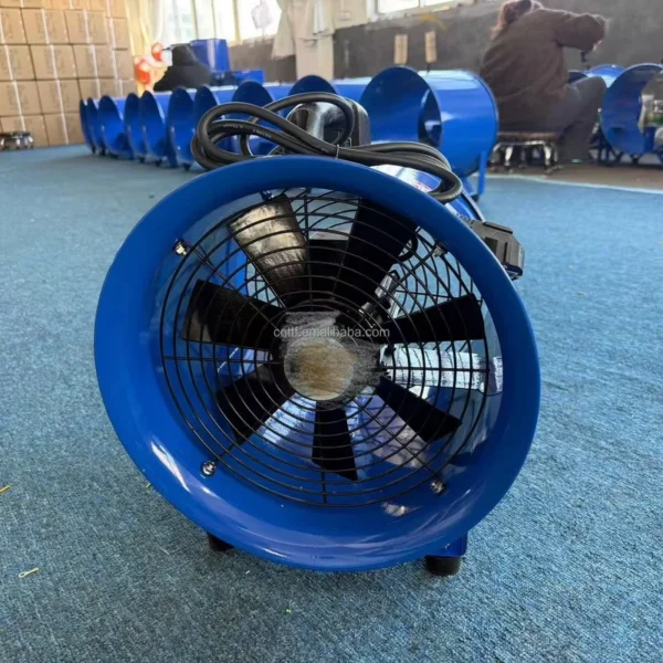 Duct Axial Fan, Portable, Aluminum, 12'', 300mm - view 2