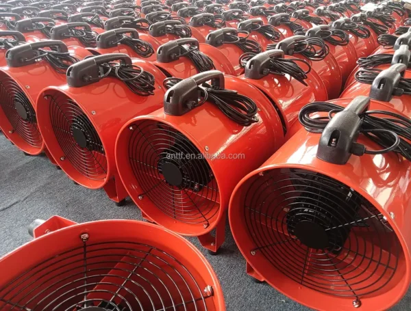 Duct Axial Fan, Portable, Aluminum, 12'', 300mm - view 5