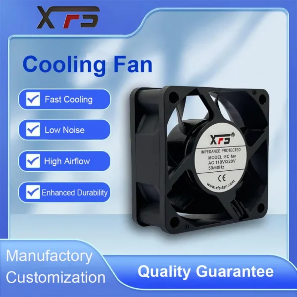 Duct Axial Fan, RPM, 110V/220V, Plastic, XFS - view 4