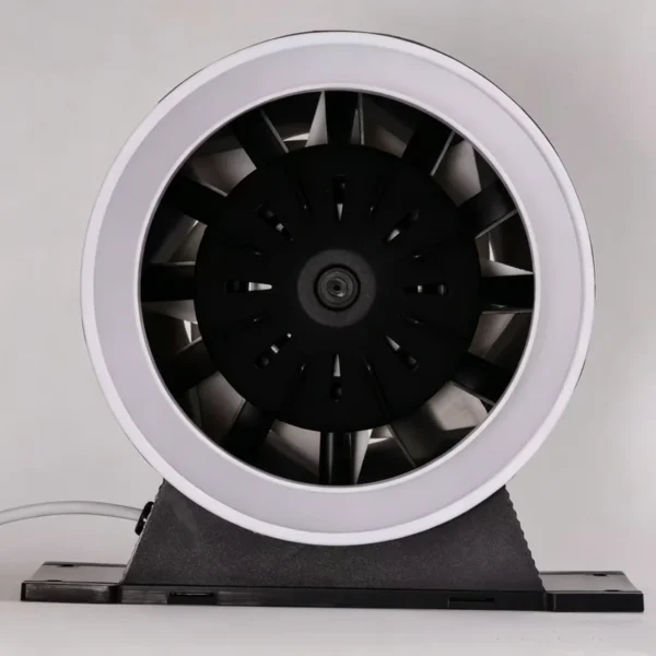 Duct Axial Fan, Wall, Ceiling, PVC, HVAC - view 2