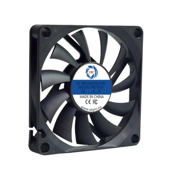 Duct Axial Fan, YRD7010, Brushless, 70x70x10mm, 12V/24V