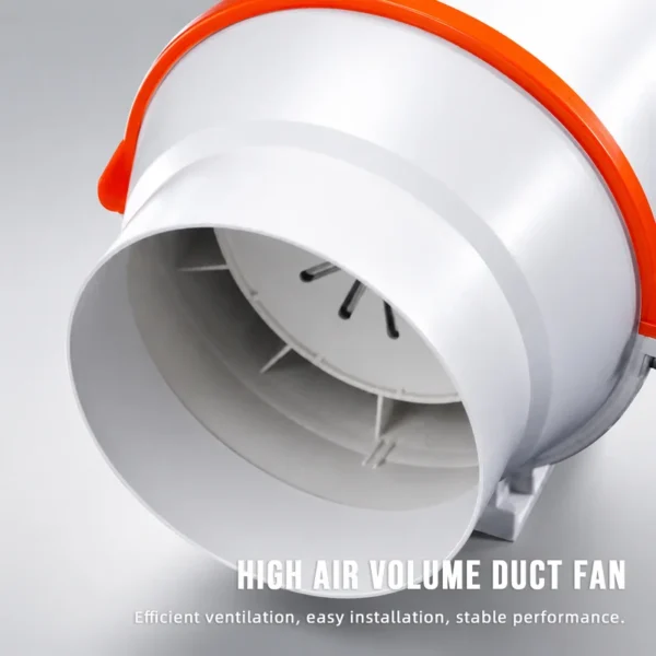 Duct Booster Exhaust Fan, ABS, 250mm, Ceiling - view 4