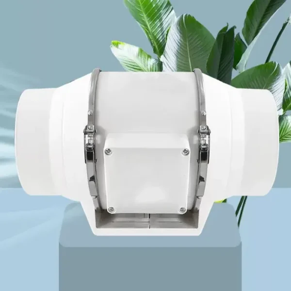 Duct Booster Exhaust Fan, Inline, 120 V, Cast Iron