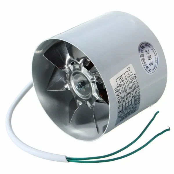 Duct Booster Vent Fan, 220V, 20W, Inline - view 2