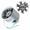 Duct Booster Vent Fan, 220V, 20W, Inline - view 6