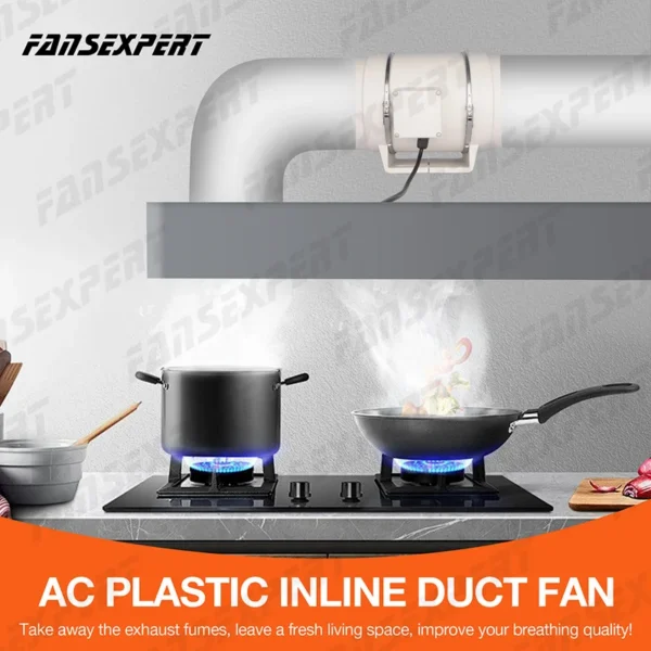 Duct Exhaust Fan, 250mm, 230V, 2500RPM - view 2
