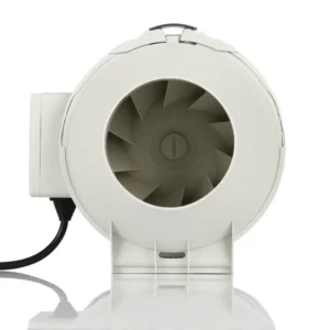 Duct Exhaust Ventilation Fan, 220, Plastic, Ceiling