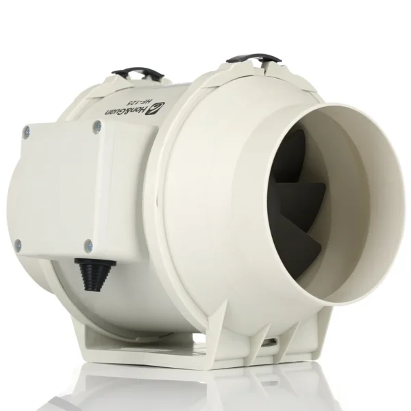 Duct Exhaust Ventilation Fan, 220, Plastic, Ceiling - view 2