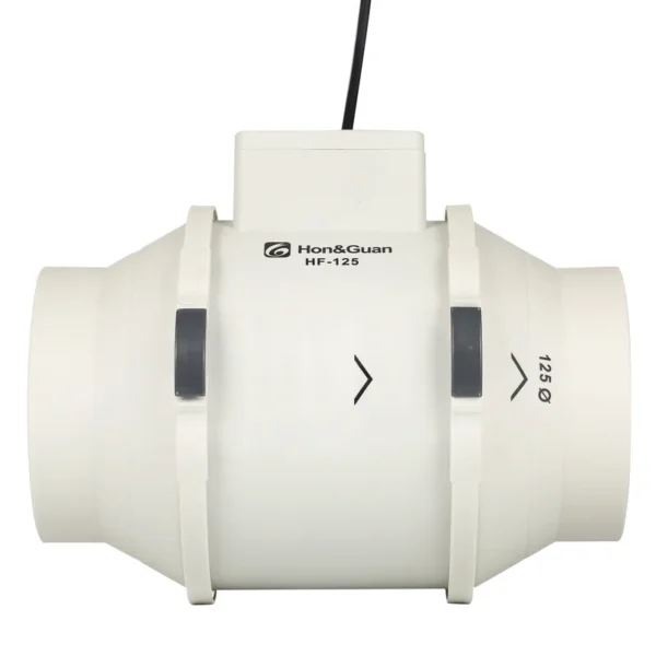 Duct Exhaust Ventilation Fan, 220, Plastic, Ceiling - view 6