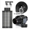 Duct Fan, 212, CFM, Aluminum