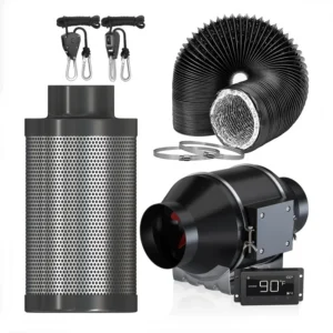 Duct Fan, 212, CFM, Aluminum