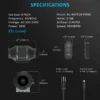 Duct Fan, 214, CFM, 27dB, 10-Speed - view 5