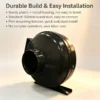 Duct Fan, 220V, Centrifugal, Plastic - view 4