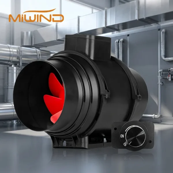 Duct Fan, 35-39dB, Brushless, Plastic - view 2
