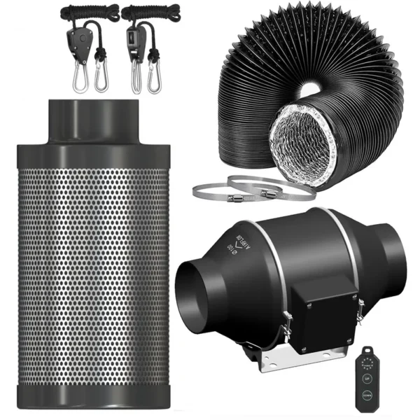Duct Fan, 4-Inch, 214, CFM, 0-10