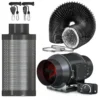 Duct Fan, 405, CFM, 0-100%, Aluminum