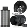 Duct Fan, 830, CFM, 0-100%, Aluminum