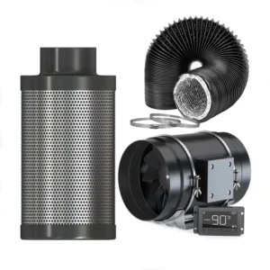 Duct Fan, 830, CFM, Aluminum