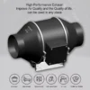 Duct Fan Boosters, 212CFM, 30W - view 2