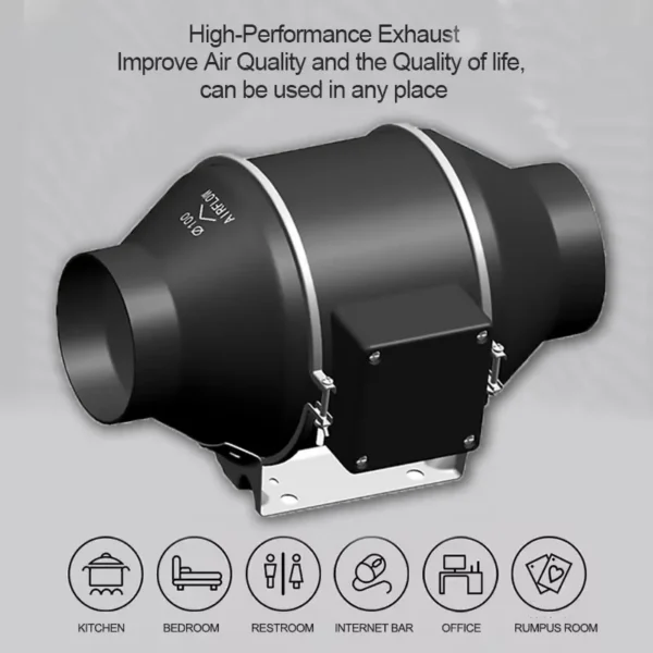 Duct Fan Boosters, 212CFM, 30W - view 2