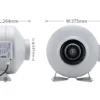 Duct Fan Boosters, Brushless, 220v, Centrifugal - view 5