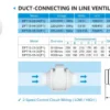 Duct Fan Boosters, Inline, 220-240V, Electric - view 5