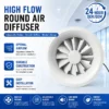 Duct Fan Boosters, Plastic, HVAC