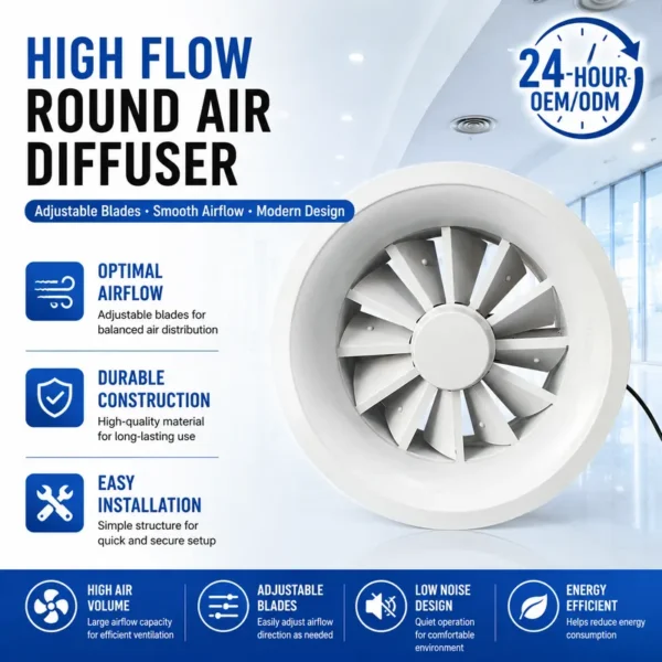 Duct Fan Boosters, Plastic, HVAC
