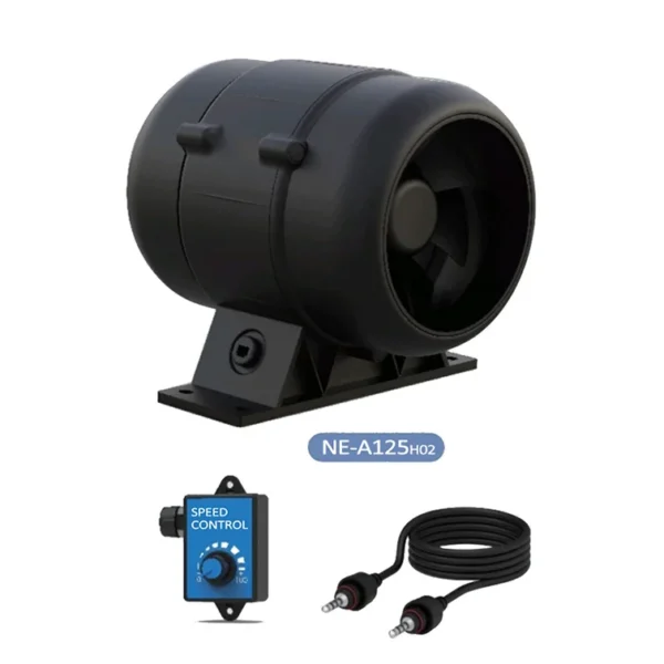 Duct Fan Boosters, Plastic, Inline, HVAC, Waterproof - view 4