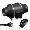 Duct Fan Boosters, Wall, 220~240V, 212 CFM