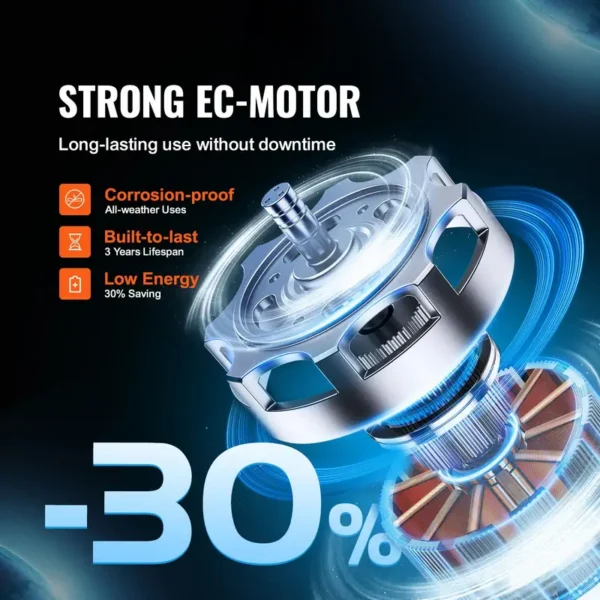 Duct Fan, Inline, 402, CFM - view 3