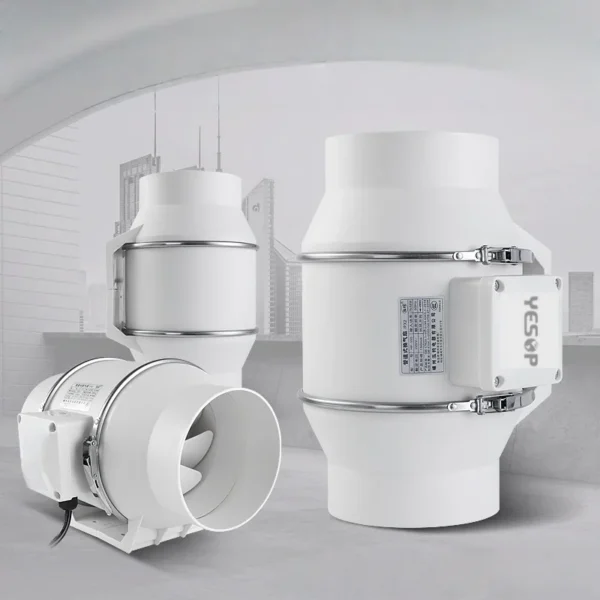Duct Fan, Inline, A.C. Source - view 5