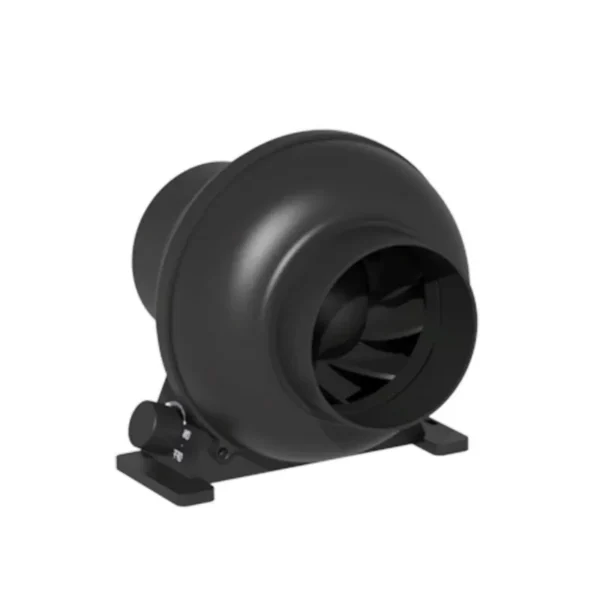 Duct Fan, Plastic, 100-240V, 210 CFM