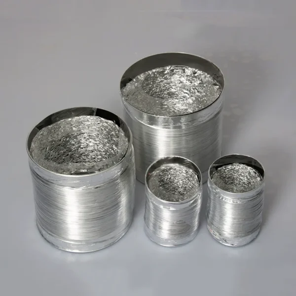 Duct for Exhaust Fan, Aluminum, NO, Aluminum Foil