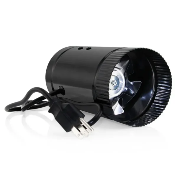 Duct Hydroponic Booster Fan, Steel, Inline - view 2