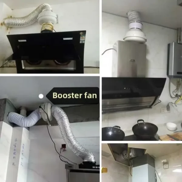 Duct Kitchen Exhaust Fan, PF150, 6", 110v/220v, 100W - view 4