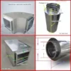 Duct Silencer with Fan, Stainless, Steel, 3kg - view 5