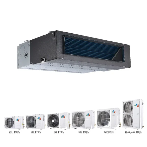 Duct Split Air Conditioner, FCU, Ceiling - view 2
