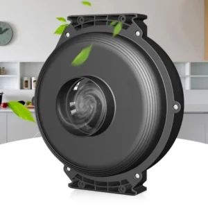 Duct Turbo Booster Fan, 6", Centrifugal, 110W, 220-240V