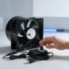 Duct Ventilation Exhaust Fan, Portable, 120mm, Inline - view 4