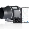 Duct Ventilation Programmable Controller, APP, Plastic, Inline