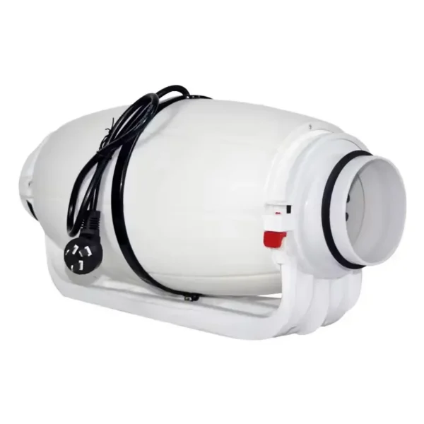 Ducted Exhaust Ventilation Fan, Plastic, Inline - view 5