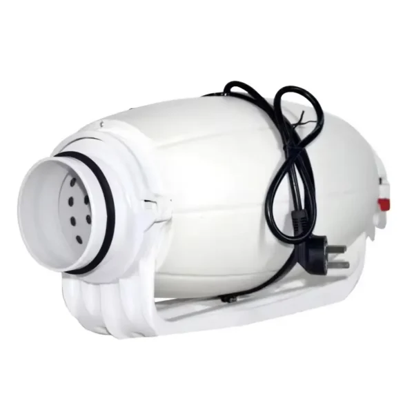 Ducted Exhaust Ventilation Fan, Plastic, Inline - view 6