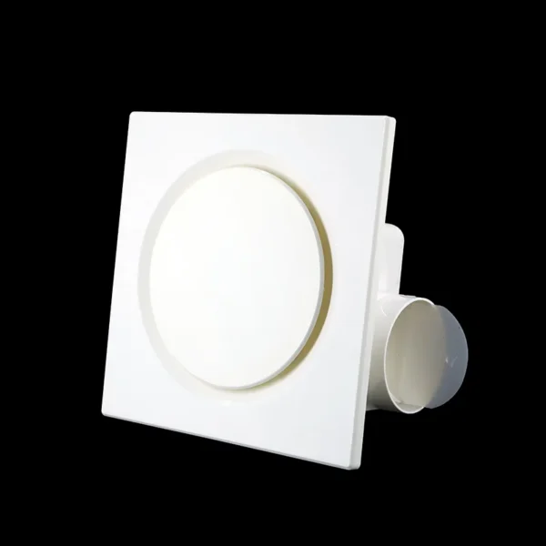 Ducting Solar Exhaust Fan, Roof, 110 V, Plastic
