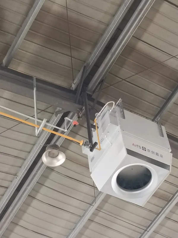 Ductless Gas Heating Unit, Roof, 380 V, Natural Gas