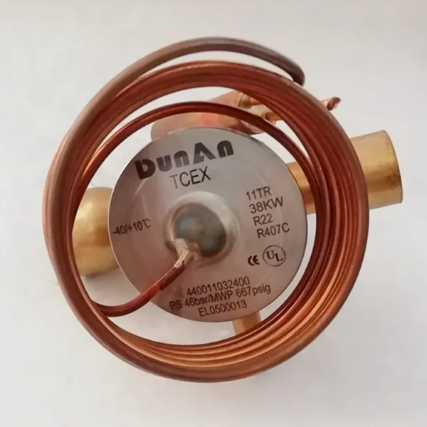 DUNAN TCEX Thermostatic Expansion Valve, R407C/R134A/R404A/R410A - view 3