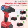 Duty Cordless Industrial Blower, 380W, 18V, 500g - view 5